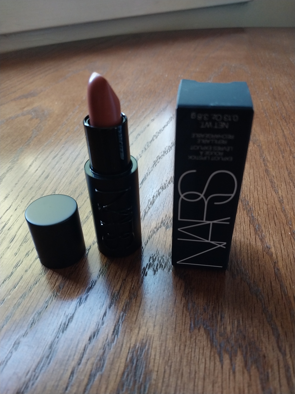 NARS Cream Lipstick — Warm Rose Brown
